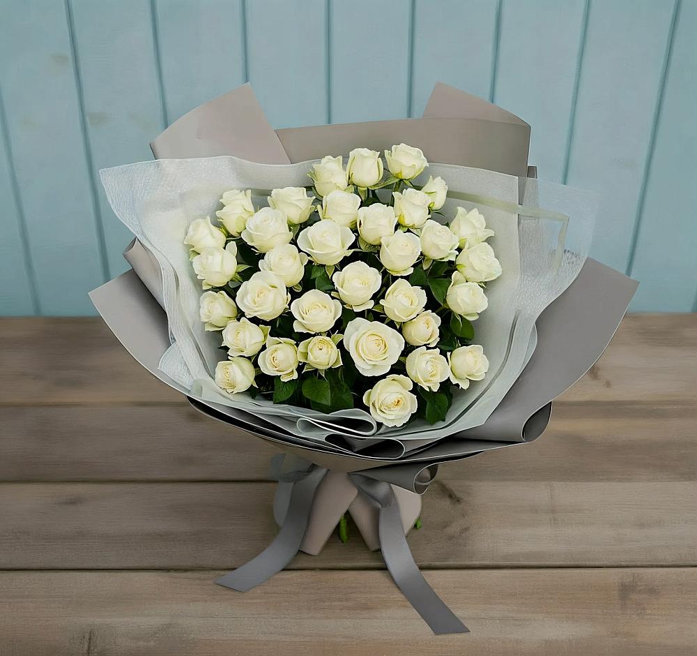 Букет Белоснежная нежность в Талалихино