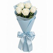 Букет 5 Белых роз Проуд #REPLACE_PRED# Талалихино