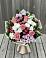 Букет цветов из: Альстромерии, Гвоздики, Розы и Хризантемы в Талалихино