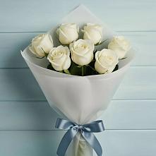 Букет 7 Белых роз Эдлесс Лав #REPLACE_PRED# Талалихино