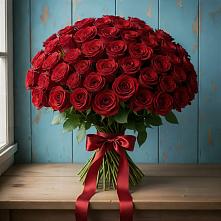 Букет Красные розы Блэк Меджик в Талалихино