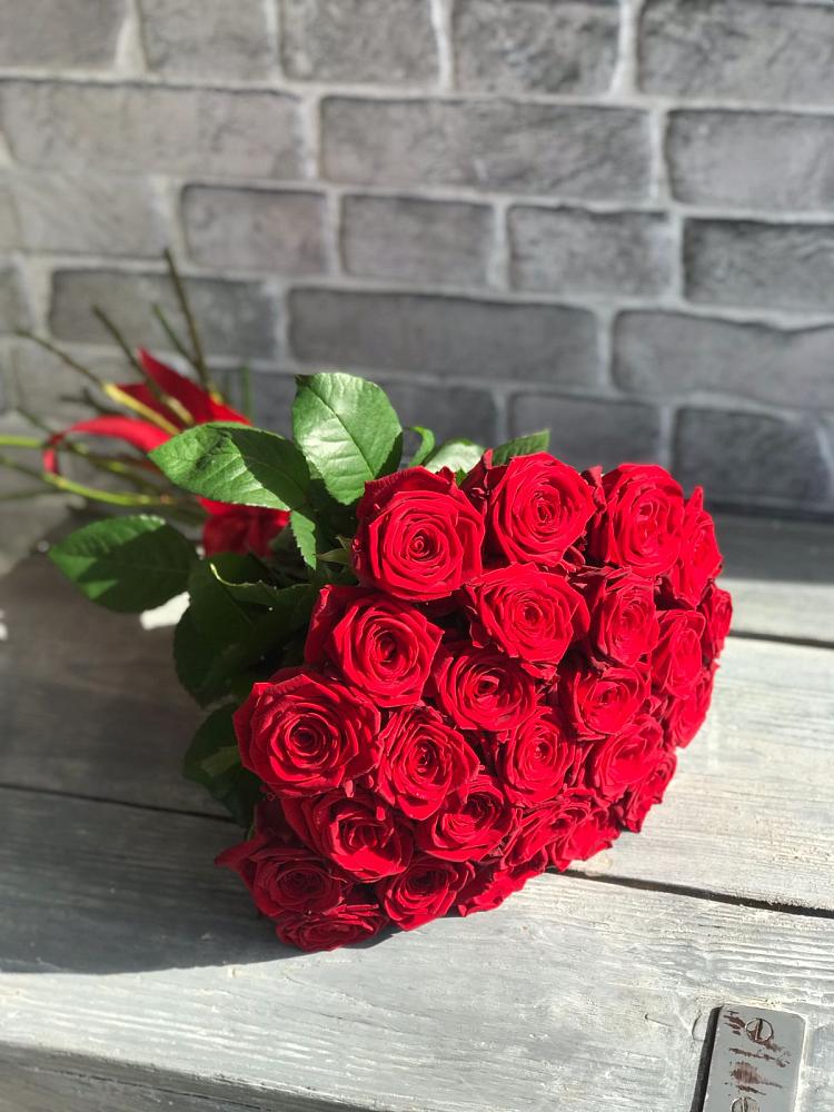 Букет Красные розы Фридом в Талалихино