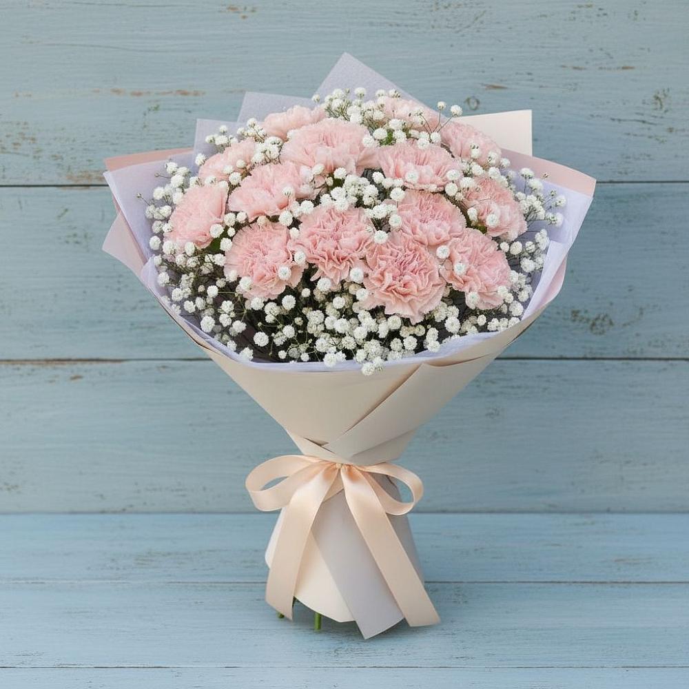 Букет цветов из: Гвоздики в Талалихино