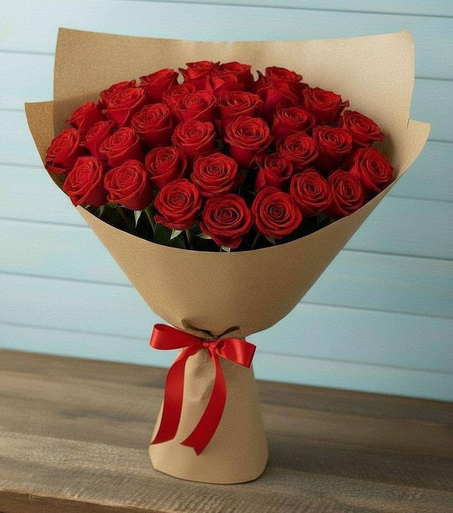 Букет Красные розы Милано в Талалихино