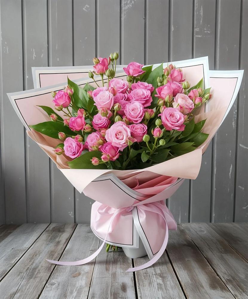 Букет Розовый кустик в Талалихино
