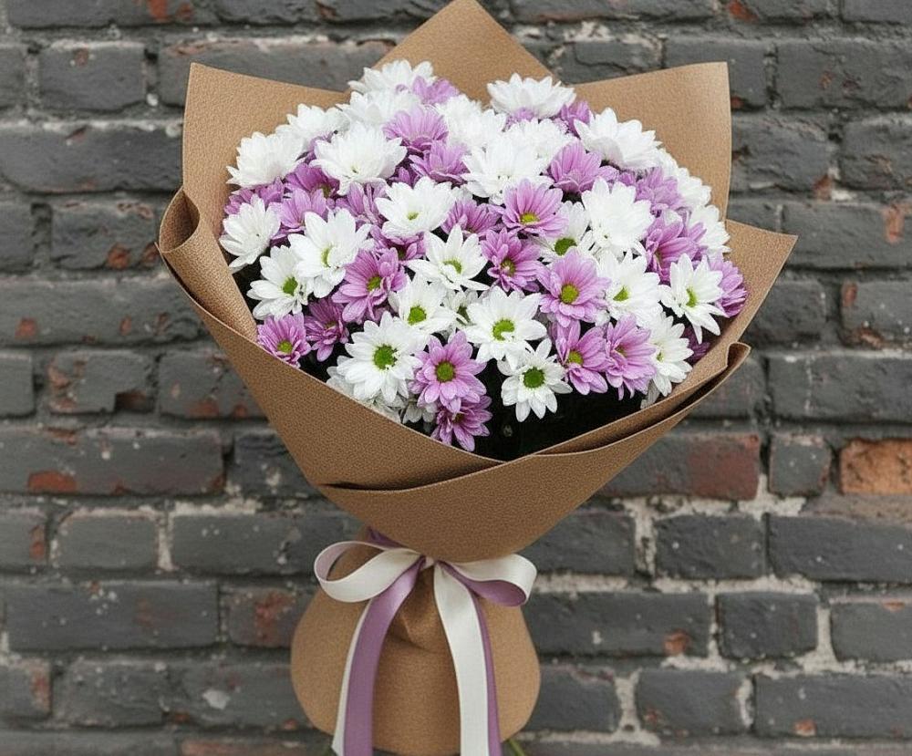 Букет цветов из: Хризантемы в Талалихино