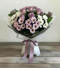 Букет цветов из:  Хризантемы и Розы в Талалихино