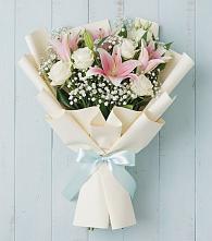 Букет цветов из:  Лилии в Талалихино