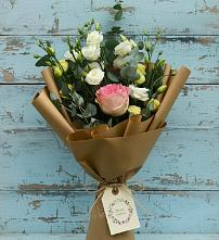 Букет цветов из:  Розы и Лизиантусы #REPLACE_PRED# Талалихино